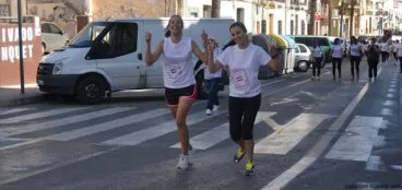 Participantes en la modalidad de corredores de la Cursa de la Dona de Xàbia