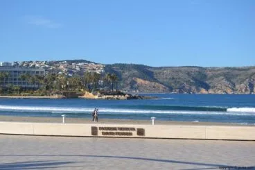 Paseo del Tenista David Ferrer en la Playa del Arenal de Jávea