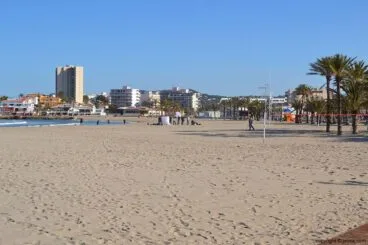 Playa del Arenal en el municipio de Jávea