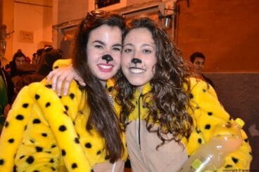 Quintas en el desfile de carnaval de Jávea