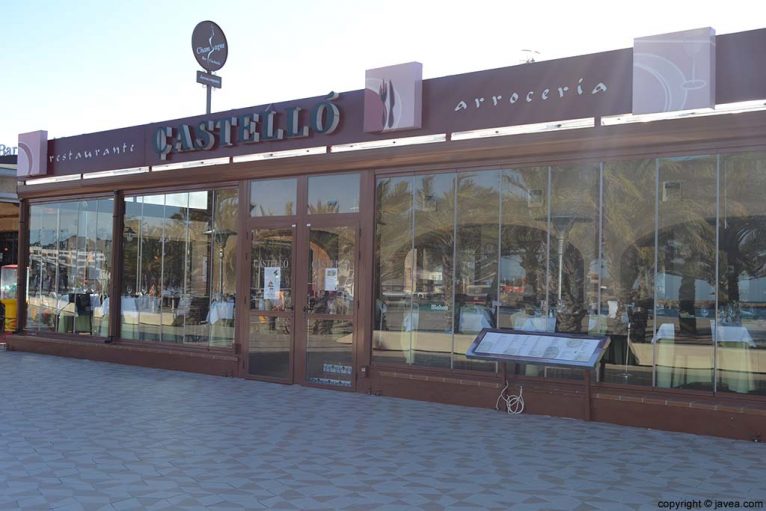 Restaurante Arrocería Castelló en la Playa del Arenal de Jávea