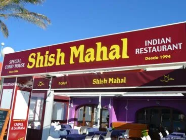 Restaurante Indio en Jávea Shish Mahal en la Playa del Arenal