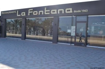 Restaurante La Fontana en la Playa del Arenal de Jávea