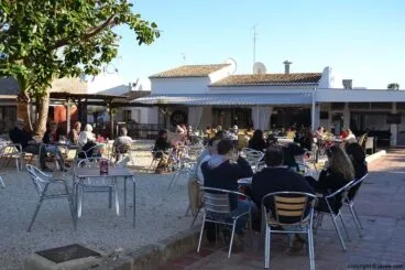Terrazas de bares en la Playa del Arenal de Jávea