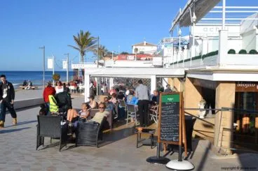 Terrazas en la Playa del Arenal de Jávea