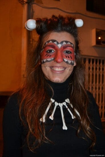 Vecina de Jávea en el carnaval