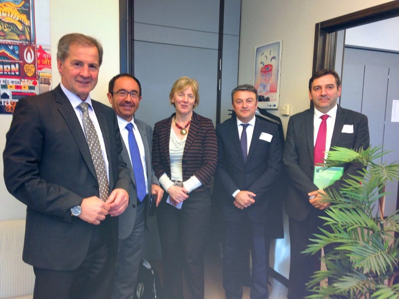 Linda McAvan, José Chulvi, Antonio Miragall, Jo Lienen, Andrés Perelló