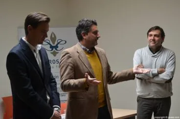 Óscar Anton, Juan Luís Cardona y Antonio Miragall