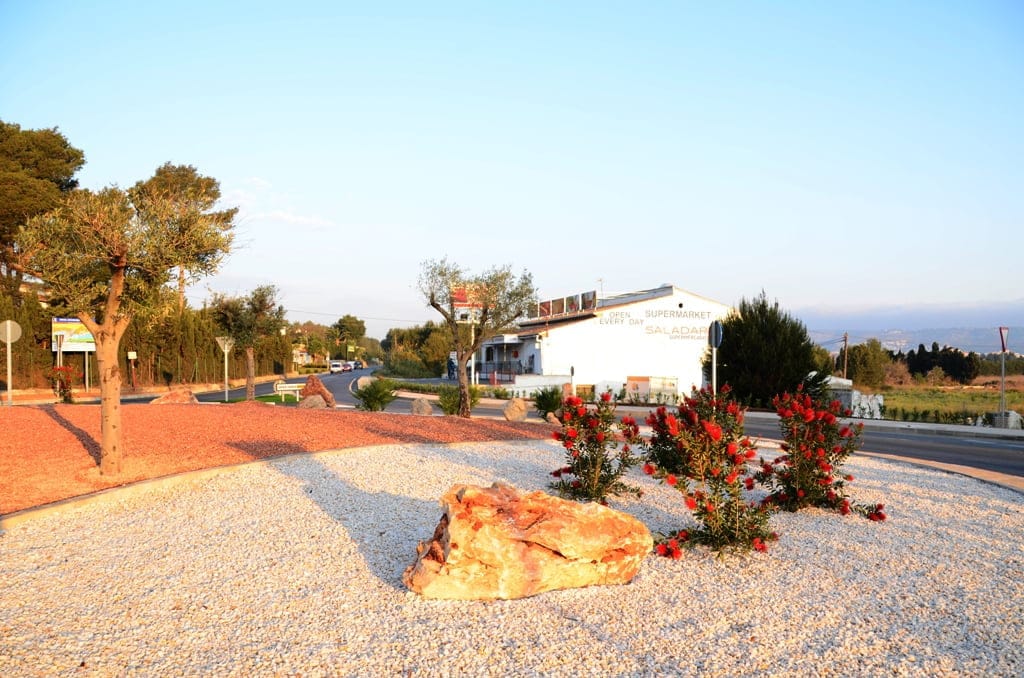 Amjasa realizó los trabajos al mismo tiempo que se empezó la construcción de la rotonda