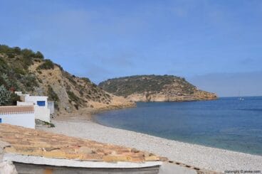 Cala de la Barraca o cala del Portitxol en Jávea