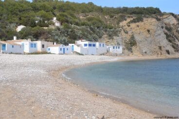 Cala del Portitxol o Cala de la Barraca en Jávea