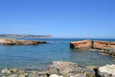 El cabo de san antonio desde cala blanca en Jávea