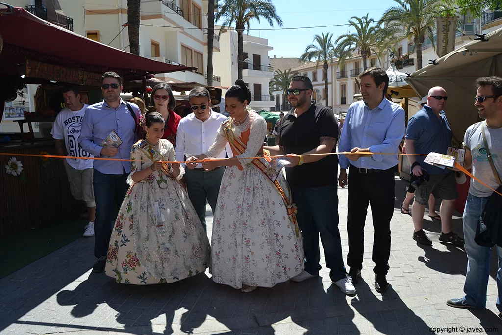 Inauguración de la Feria de Artesanía de Semana Santa de Jávea