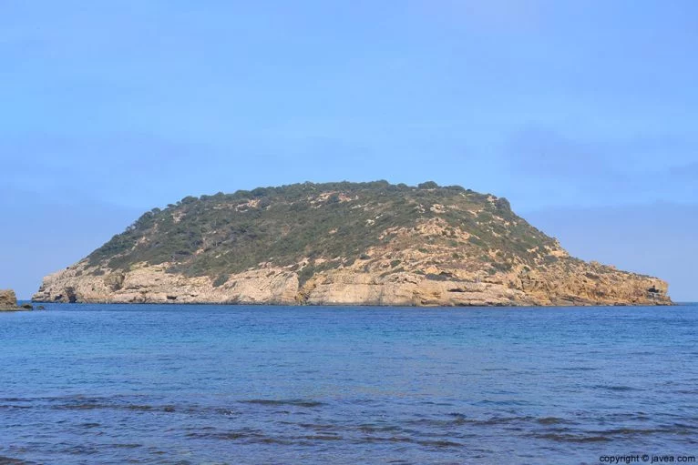 Isla del Portitxol en la cala de la barraca de Jávea