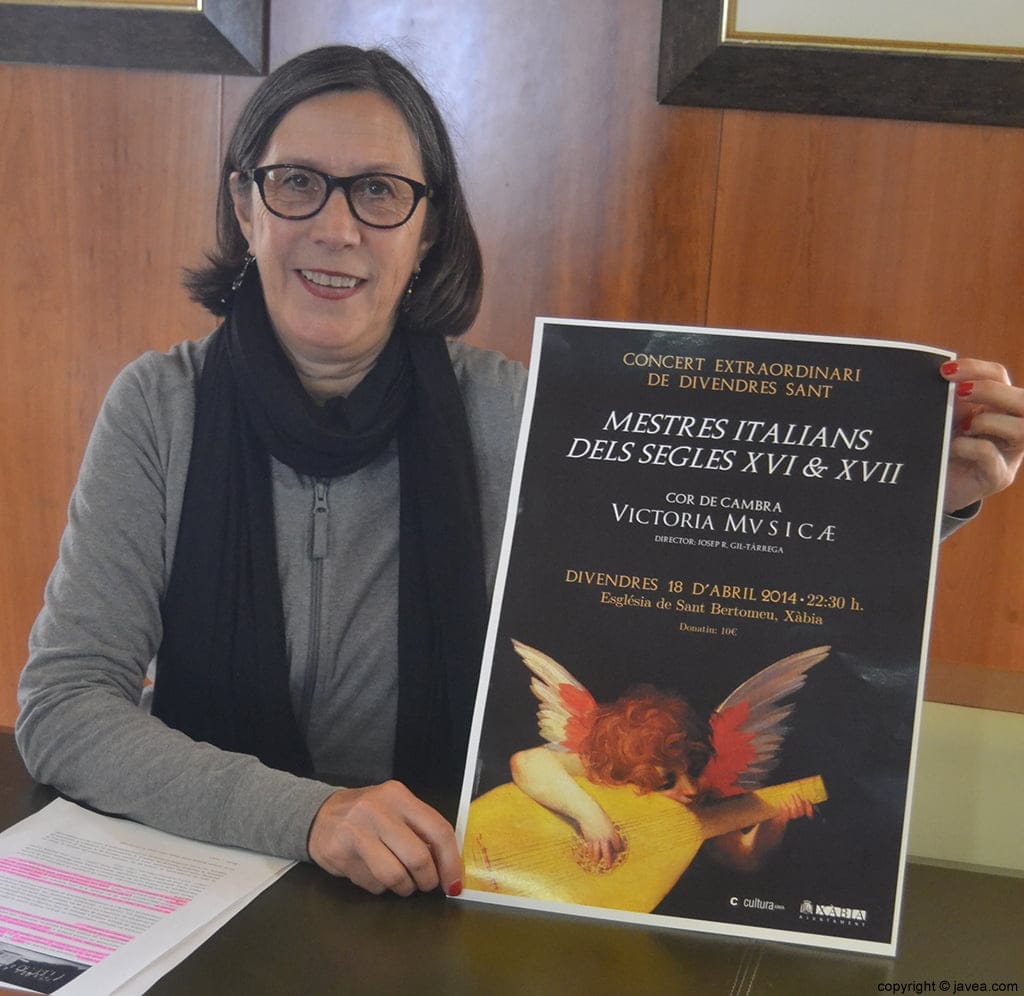La edil de cultura y educación del Ayuntamiento de Jávea, Empar Bolufer