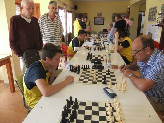 El Club Escacs Xábia no puso superar al U3A Dénia