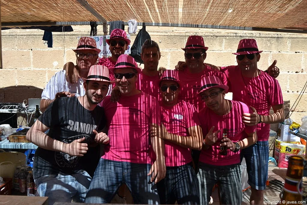 Penya Fadrins, Borratxos i Fins de Jávea en la feria del día de Pascua de Jávea