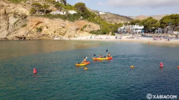 Practica de Kayak en la Granadella