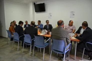 Alcaldes y alcaldesas de los municipios participantes en la ruta dels riuraus de la Marina Alta