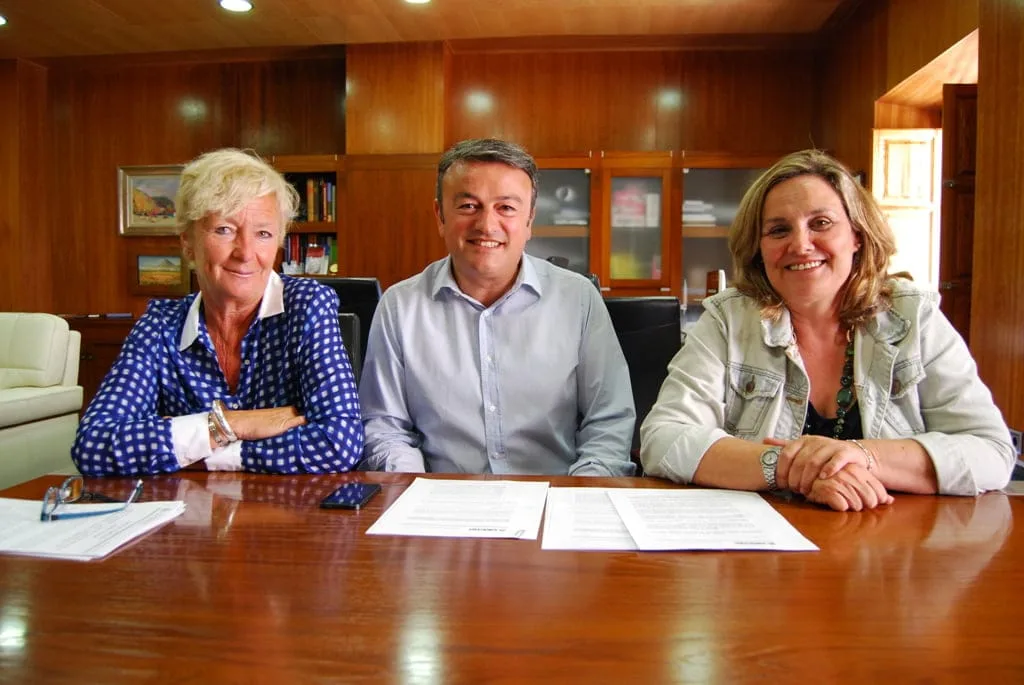 Doris Courcelles, José Chulvi y Tere Bisquert