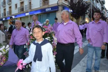 Miembros de la Cofradía de Jesús Nazareno de Jávea