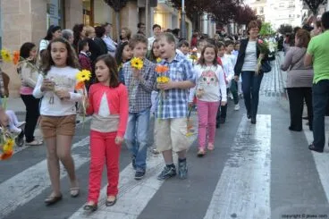 Niños y niñas de primera Comunión de Jávea