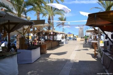 Puestos de venta del III Festival del Mar