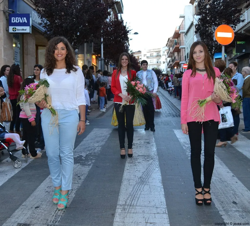 Reina y damas de la quintà 2014
