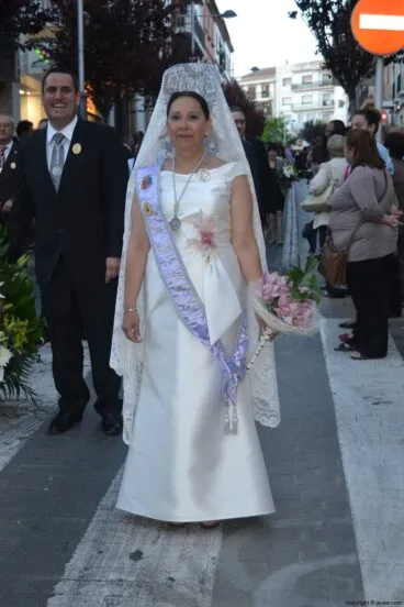 Rosa Soliveres mayoralesa de las fiestas Mare de Déu de Loreto de Jávea