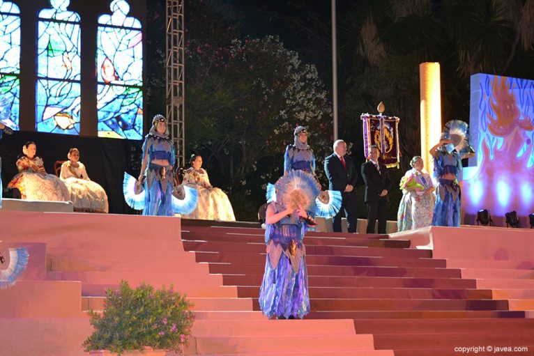 Actuación durante el acto de la proclamación