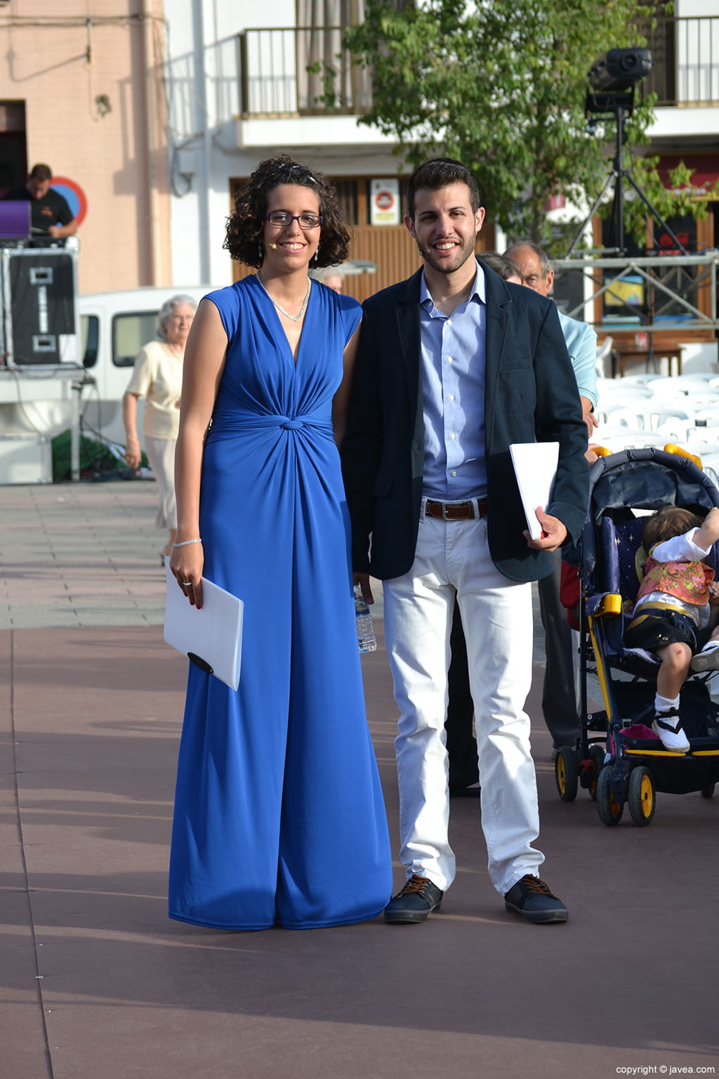 Andrea Gómez y Álvaro Monfort presentadores de la Proclamación Infantil de Fogueres 2014