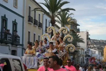 Carroza de la quintà 1989 que celebraba su 25 aniversario