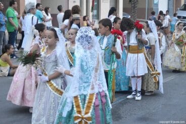 Corte de honor infantil de Fogueres 2014