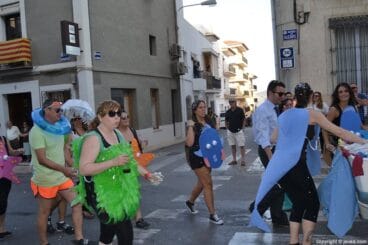 Desfile de peñas Jávea