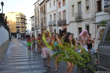 Desfile de peñas de San Juan de Jávea