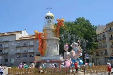 La Foguera Central de 2014