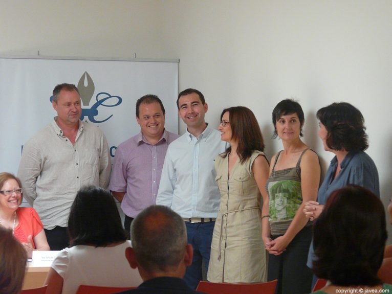 Mario Schumacher, David Casado, Jesús Martínez, Inma Far, Isabel Villa y Cristina Rodríguez