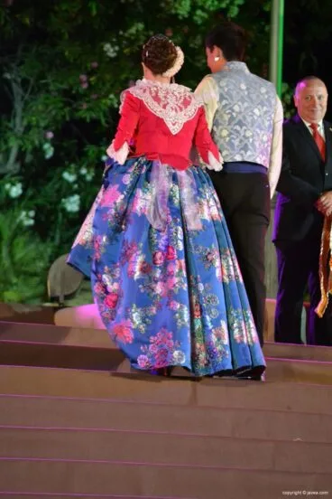 Momento de la proclamación de Fogueres de Sant Joan 2014