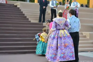 Momento de la proclamación de los presidentes juveniles de Fogueres 2014
