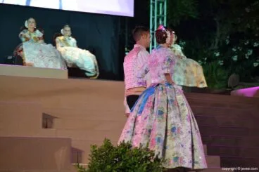 Pareja de quintos 2014 durante la proclamación