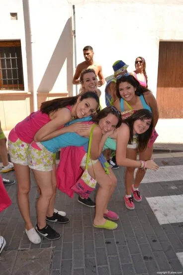 Quintas del 2011 durante el desfile