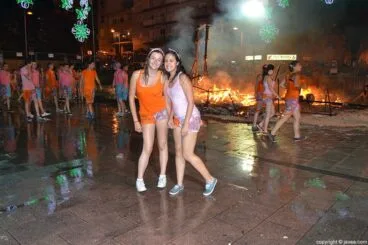 Quintas en la cremà de la Foguera