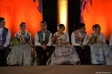 Quintos del 2014 durante la proclamación