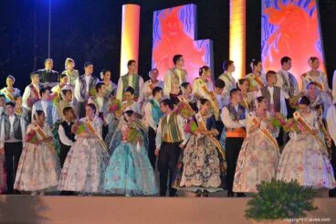 Quintos en el acto de la proclamación
