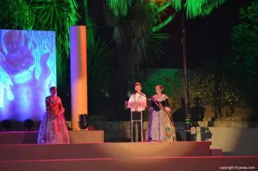 Sergio Camarasa Hernández durante su discurso de despedida como presidente de 2013