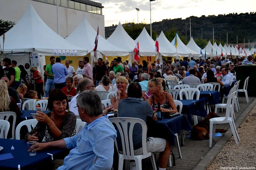 Stands en el Festival Internacional de Jávea