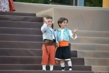 Xabierets de la corte de honor infantil de Fogueres 2014 de Xàbia