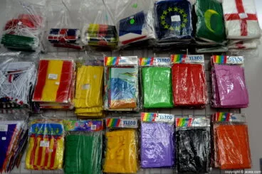 Banderas y guirnaldas en Todo Fiesta Jávea