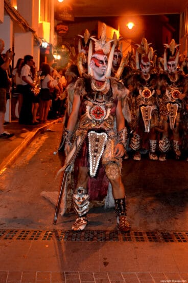 Cabo de escuadra de la Filà Faciners de Xàbia