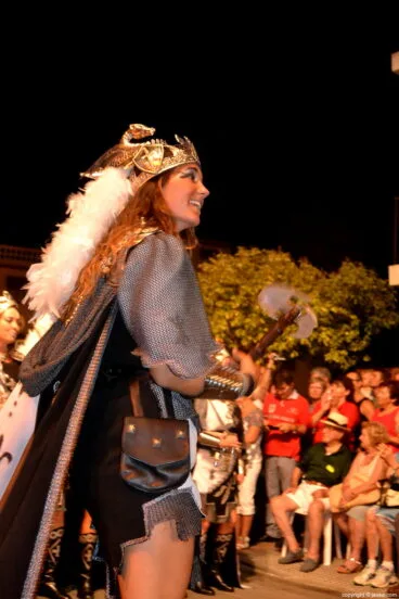 Cabo de escuadra femenina de la Filà Ballesters